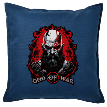 God of war, Sofa cushion Blue 50x50cm includes filling