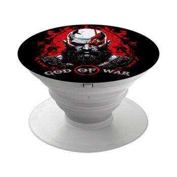 God of war, Phone Holders Stand  White Hand-held Mobile Phone Holder