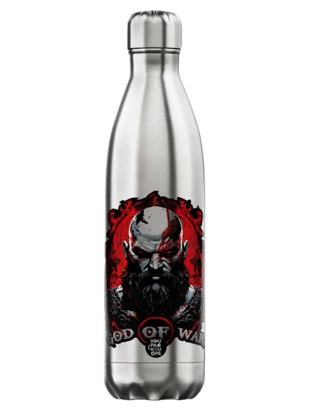 God of war — Inox (Stainless steel) hot metal mug, double wall, 750ml