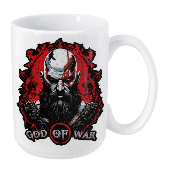 God of war — Mega mug, ceramic, 450ml