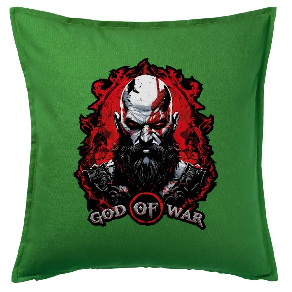 God of war — Sofa cushion Green 50x50cm includes filling