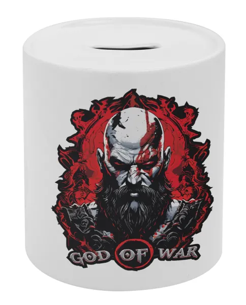 God of war — Κουμπαράς πορσελάνης με τάπα