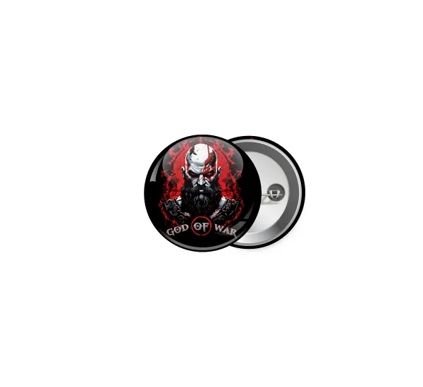 God of war — Pin badge, 2.5cm