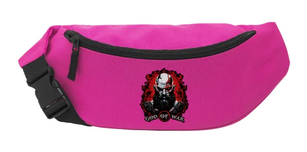 God of war — Unisex waist bag (banana) in PINK color with 2 pockets