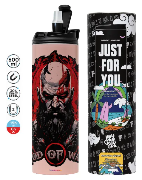 God of war — Tumbler stainless steel PINK 600ml