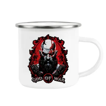 God of war, Κούπα Μεταλλική εμαγιέ λευκη 360ml