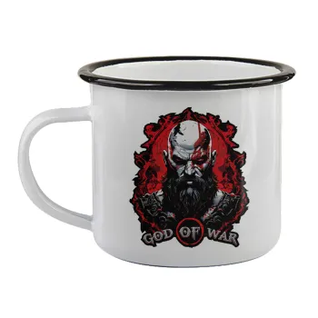 God of war, Κούπα εμαγιέ με μαύρο χείλος 360ml