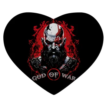 God of war, Mousepad heart 23x20cm
