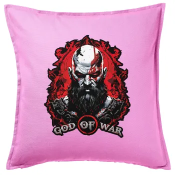 God of war, Sofa cushion Pink 50x50cm includes filling