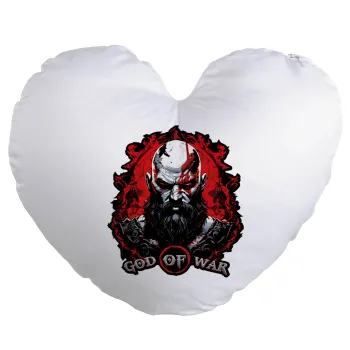 God of war, Μαξιλάρι καναπέ καρδιά 40x40cm περιέχεται το  γέμισμα