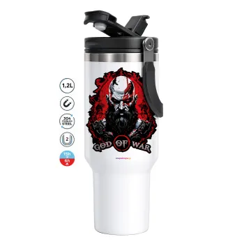 God of war, Mega Tumbler με καπάκι, διπλού τοιχώματος (θερμό) 1,2L