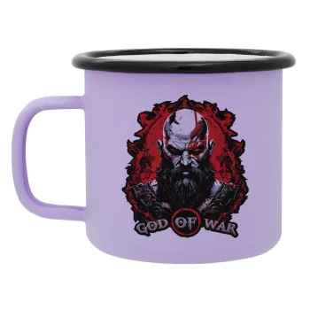 God of war, Κούπα Μεταλλική εμαγιέ ΜΑΤ Light Pastel Purple 360ml