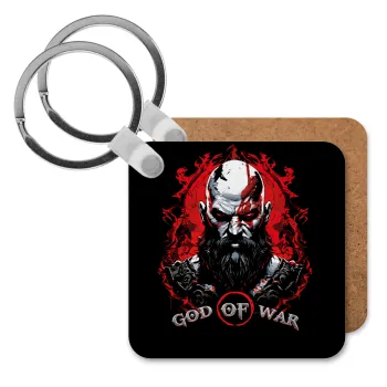 God of war, Μπρελόκ Ξύλινο τετράγωνο MDF