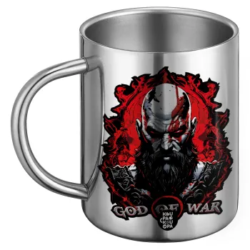 God of war, Ανοξείδωτη Μεταλλική Κούπα 450ml - Διπλού Τοιχώματος