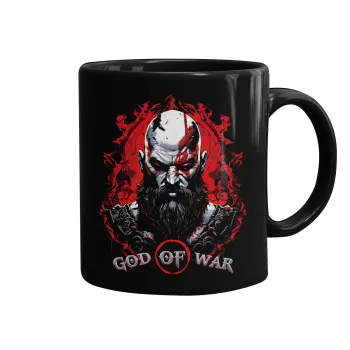 God of war, Κούπα Μαύρη, κεραμική, 330ml