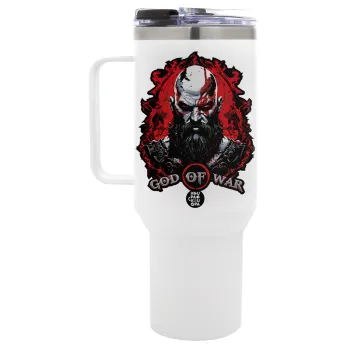 God of war, Mega Tumbler με καπάκι, διπλού τοιχώματος (θερμό) 1,2L