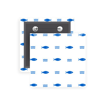 Fishing, Κονκάρδα παραμάνα τετράγωνη 5x5cm