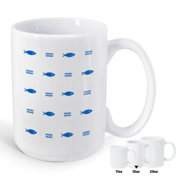 Fishing, Κούπα Mega, κεραμική, 450ml