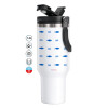 Mega Stainless steel Tumbler with lid, double wall 1,2L