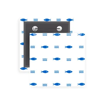 Ψαράκια, Κονκάρδα παραμάνα τετράγωνη 5x5cm