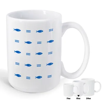 Ψαράκια, Κούπα Mega, κεραμική, 450ml