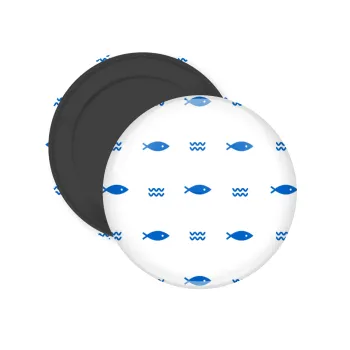 Fishing, Μαγνητάκι ψυγείου στρογγυλό διάστασης 5cm