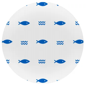 Fishing, Mousepad Round 20cm