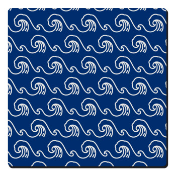 Μπλε Κύματα, Τετράγωνο μαγνητάκι ξύλινο 6x6cm