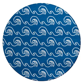 Μπλε Κύματα, Επιφάνεια κοπής γυάλινη στρογγυλή (30cm)
