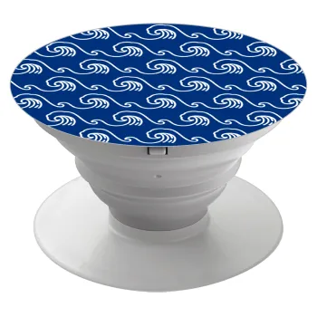 Μπλε Κύματα, Phone Holders Stand  Λευκό Βάση Στήριξης Κινητού στο Χέρι