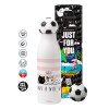 Soccer Metal mug thermos, double wall, 550ml
