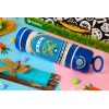 Easter candle, Childrens hot water bottle, stainless steel, with safety straw, BLUE (500ml)