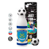 Soccer Metal mug thermos, double wall, 550ml