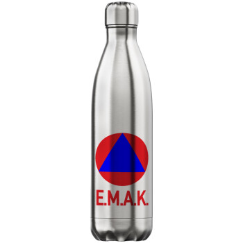 E.M.A.K., Inox (Stainless steel) hot metal mug, double wall, 750ml