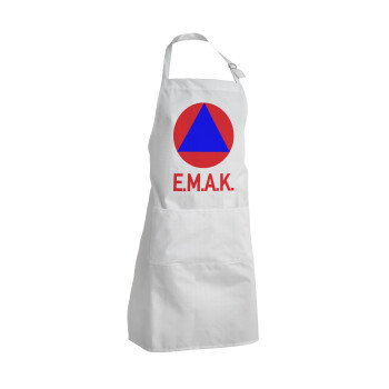 E.M.A.K., Adult Chef Apron (with sliders and 2 pockets)