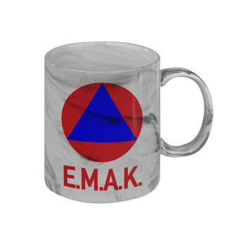 E.M.A.K., Mug ceramic marble style, 330ml