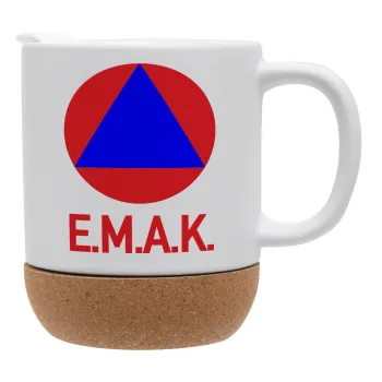 E.M.A.K., Ceramic coffee mug Cork (MAT), 330ml