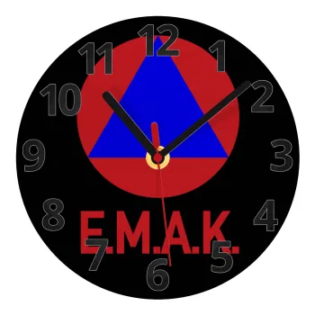 E.M.A.K., Ρολόι τοίχου γυάλινο (20cm)