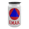 Κούπα ταξιδιού μεταλλική με καπάκι (tin-can) 500ml
