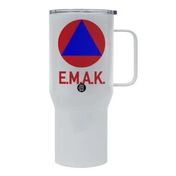 E.M.A.K., Mega Stainless steel Tumbler with lid, double wall 750L