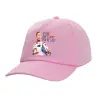 Καπέλο Ενηλίκων Baseball, 100% Βαμβακερό,  ΡΟΖ (ΒΑΜΒΑΚΕΡΟ, ΕΝΗΛΙΚΩΝ, UNISEX, ONE SIZE)