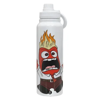 Inside Out θυμός, Θερμός 1L Ανοξείδωτο με Βάση Κινητού & Διπλά Τοιχώματα