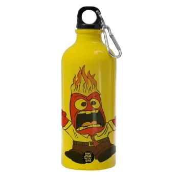 Inside Out Angry, Water bottle 600ml