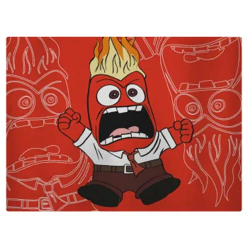 Inside Out Angry, Επιφάνεια κοπής γυάλινη (38x28cm)