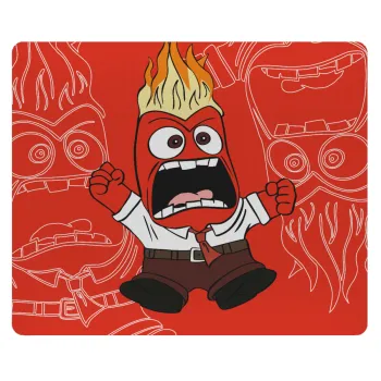 Inside Out Angry, Mousepad rect 23x19cm