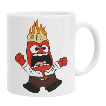 Inside Out Angry, Ceramic coffee mug, 330ml