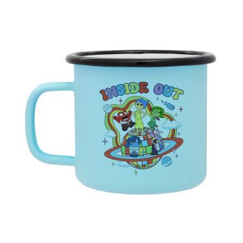 Inside Out, Κούπα Μεταλλική εμαγιέ ΜΑΤ σιέλ 360ml