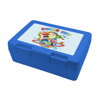 Inside Out, Children's cookie container BLUE 185x128x65mm (BPA free plastic)