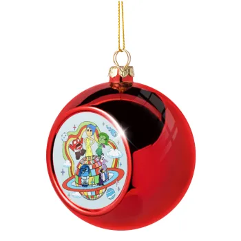 Inside Out, Christmas tree ball Red 8cm