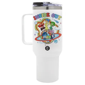 Inside Out, Mega Tumbler με καπάκι, διπλού τοιχώματος (θερμό) 1,2L